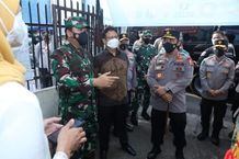 Panglima TNI Sidak, Optimalkan Petugas PPKM Mikro di Setiap Wilayah Sidak