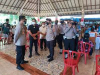 Peringati HUT Bhayangkara ke-75, Pemkot Gandeng Polresta Denpasar Laksanakan Vaksinasi Massal Vaksin Covid-19