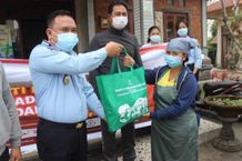 Karutan Bangli “Hand In Hand” Bantu Masyarakat Terdampak Pandemi Bantuan