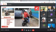 Melalui Webinar Astra Motor Bali Edukasi Safety Riding #Cari_Aman Kepada Jurnalis Cari Aman