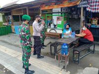 PPKM Darurat, Operasi Gabungan Kodim Jembrana Bersama Instansi Terkait Makin Digencarkan PPKM