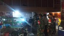Laksanakan PPKM Darurat, Personel Kodim Badung Sambangi Tempat-tempat Keramaian PPKM