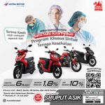 Bentuk Terima Kasih Kepada Tenaga Kesehatan, Astra Motor Bali Berikan Program Khusus Promo Honda
