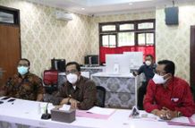 Bupati Tabanan Laporkan Pelaksanaan PPKM Darurat di Rapat Evaluasi dengan Gubernur PPKM