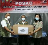 Pemprov Bali Terima Bantuan 50.000 Masker dari BNBP RI Masker