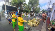 Guna Menetralisir Energi Negatif, Warga Banjar Sanga Agung Gelar Upacara Mecaru di TKP Pengeroyokan Monang-Maning Mecaru