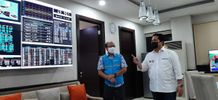 Pastikan Pasokan Listrik Industri Oksigen Aman, Erick Thohir Sidak ke Pusat Pengatur Beban Jamali Oksigen