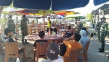 Personel Kodim Badung Laksanakan Penerapan PPKM Darurat PPKM