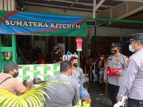 Sat Binmas Polres Badung Sebar Imbauan PPKM Darurat Kepada Masyarakat PPKM