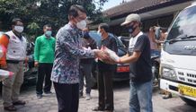 Klungkung Terima Bantuan 5 Ton Beras dari Provinsi, Bupati Suwirta Langsung Salurkan Sesuai Sasaran Beras