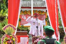Jaya Negara Pimpin Upacara Bendara HUT RI ke-76 Tahun HUT RI ke-76