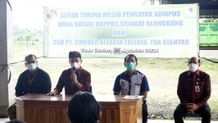 TOSS Center Mendapatkan Bantuan Dua Buah Mesin Pengayak Kompos TOSS Center