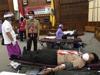 Bantu Penderita Covid-19, Gerakan Pramuka Kwarda Bali Ikut Laksanakan Donor Darah Donor Darah