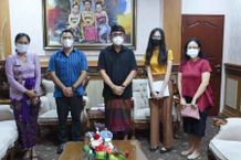 Jaya Negara Apresiasi dan Fasilitasi Desainer Muda Denpasar Tampil di Ajang Internasional Christabel Vania Angelica Handoyo