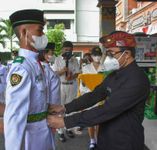 Walikota Jaya Negara Kukuhkan Paskibraka Kota Denpasar Tahun 2021 Paskibraka Kota Denpasar