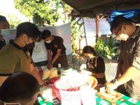 Gerakan Pramuka Peduli, Kwarcab Denpasar Terjunkan Relawan Dukung Dapur Umum Kota Denpasar Pramuka Denpasar