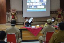 Walikota Jaya Negara Pacu Semangat Kaling/Kadus Gencarkan Tracing Covid-19 di Kota Denpasar Tracing Covid-19