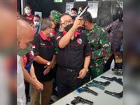 Wagub Cok Ace Resmikan Lapangan Tembak Soedirman Milik Korem Wira Satya Lapangan Tembak