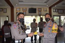 Kapolres Tabanan Pimpin Acara Syukuran HUT Ke-66 Lalu Lintas Bhayangkara Lalu Lintas