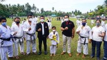 Hadiri Ujian Kenaikan Tingkat dan Penurunan KYU, Wabup Kasta Semangati Peserta Karate-Do Indonesia Lemkari Karate