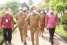 Bupati Bangli Tinjau Pelaksanan Tes Kompetensi PPPK Guru Tahun 2021 Test PPPK