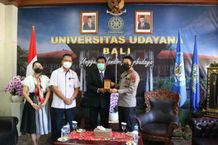 Jalin Komunikasi yang Lebih Intens, Kapolda Bali Kunjungi Universitas Udayana Unud