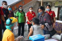 Antari Jaya Negara dan Ayu Kristi Arya Wibawa Tinjau Pelaksanaan Vaksinasi Bagi Penyandang Disabilitas Vaksin