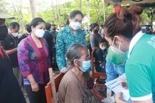 PKK Jembrana Pantau Vaksinasi Covid-19 Bagi Warga Disabilitas Vaksin