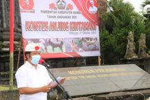 Bupati Sedana Arta Membuka Kontes Anjing Kintamani di Kabupaten Bangli kontes anjing kintamani