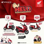 Mau Motor Baru? Ada “Helo” Promo Honda Hemat Belanja Oktober Helo