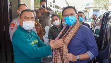 Bertemu Ahok, Bupati Tamba Ajak Lestarikan Kawasan Mangrove di Jembrana Tamba dan Ahok