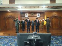 Jaya Negara Bersama Forkopimda Ikuti Upacara Bendera Hari Kesaktian Pancasila Secara Daring Pancasila