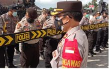 Personel Polsek Tabanan Tingkatkan Kemampuan Latihan Dalmas Awal Tabanan