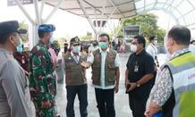 Sekda Dewa Indra Pantau Simulasi Kedatangan Wisman di Bandara Ngurah Rai Bandara Ngurah Rai