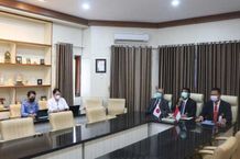 Penandatanganan MoU Rektor Unud dengan President of Niigata Agro-Food University Jepang MoU