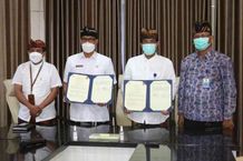 Penandatanganan MoU Antara Badan Pusat Statistik Provinsi Bali dengan Universitas Udayana MoU