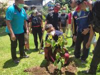 Wali Kota Jaya Negara Hadiri Deklarasi FPRB Kota Denpasar di Tukad Bindu Bencana Alam