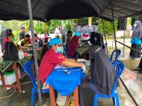 Dokkes Polres Tabanan Gelar Gerai Vaksin TNI-Polri Dokkes