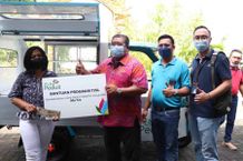 Bupati Suradnyana Serahkan Bantuan Gerobak Motor Listrik Kepada UMKM UMKM Listrik Motor