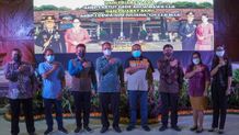 Bupati dan Wakil Bupati Hadiri Kenal Pamit Kapolres Jembran Polres Jembrana