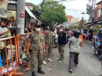 Satpol PP Denpasar Rutin Laksanakan Pendisiplinan PPKM Level II Prokes