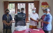 Wabup Kasta Serahkan Sound System untuk Subak Gombeng Nyalian Subak
