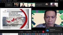 Prodi Sarjana Terapan Pengelolaan Perhotelan Gelar Webinar, Bahas Transformasi Industri MICE di Bali Fakultas Pariwisata