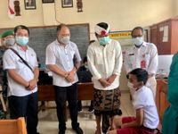 Percepat Pencapaian Imunitas di Masyarakat, Bupati Sedana Arta Kebut Pelaksanaan Vaksinasi Bagi Anak Usia 6-11 Tahun bangli