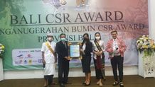 Bandara I Gusti Ngurah Rai Raih Kategori Gold Penghargaan CSR Award 2021 CSR Award