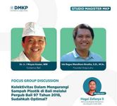 Terkejut dengan Hasil Penelitian Dosen Udayana, Gubernur Koster Janji Hentikan Distribusi Plastik Sekali Pakai Tahun 2022 Plastik Sekali Pakai