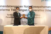 Universitas Udayana Tandatangani Nota Kesepahaman dengan PT. Indofarma Tbk MoU Farmasi