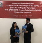 Koprodi S2 Pariwisata dan Pejabat Bappenas Tanda Tangani Kontrak Splite-Site Master Program Unud dengan Griffith University Australia Pariwisata