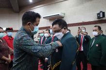 Bupati Sedana Arta Hadiri Pelantikan IDI Cabang Bangli IDI Bangli