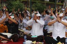 Pemkab Bangli Gelar Upacara Nangluk Merana Yasa Kerthi Kerta Bhumi Nangkluk Merana